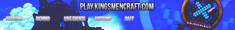 ☞[1.5] KingsmenCraft PvP Factions Server || Auctions || Tournaments || MobArena || Duels || CTF || Hunger Games ||☜
